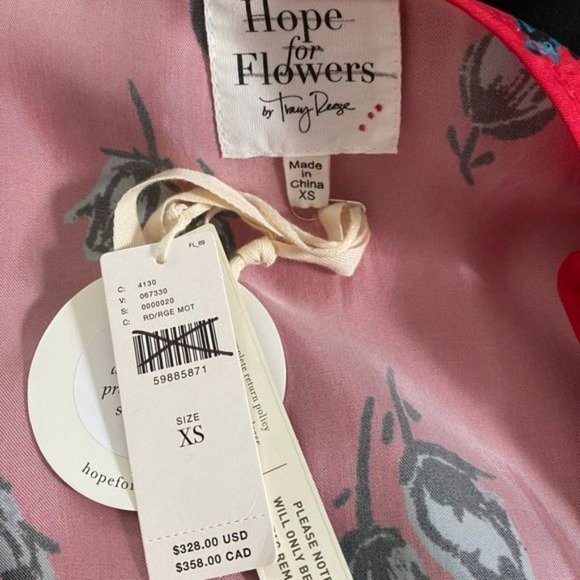 Anthropologie Tracy Reese Rosebud Mini Dress Size XS NWT - Picture 12 of 13